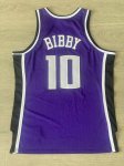 10 Mike Bibby Sacramento Kings 2002-03 Maillot Violet